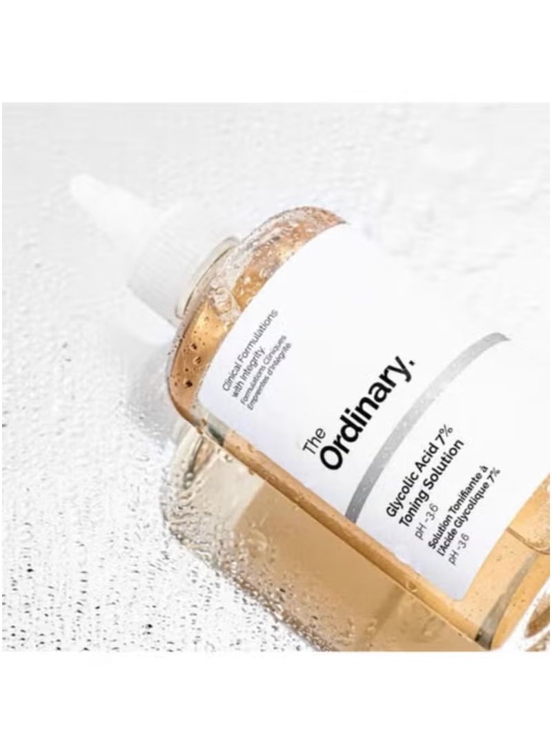 The Ordinary 7% Glycolic Acid Toner 240ml - Exfoliating & Resurfacing Formula - Image 3